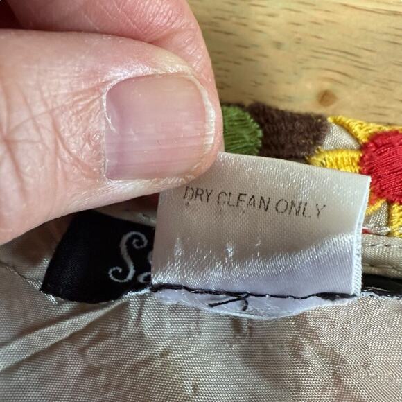 Sara Jane Skirt Floral Multicolor A-line 10 Bohemian Hippie Boho Lined Indie - Picture 5 of 7